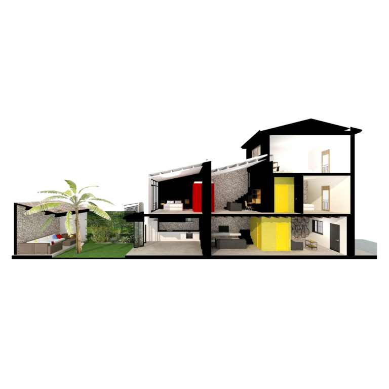 Proyecto reforma integral casa EstudioTinto