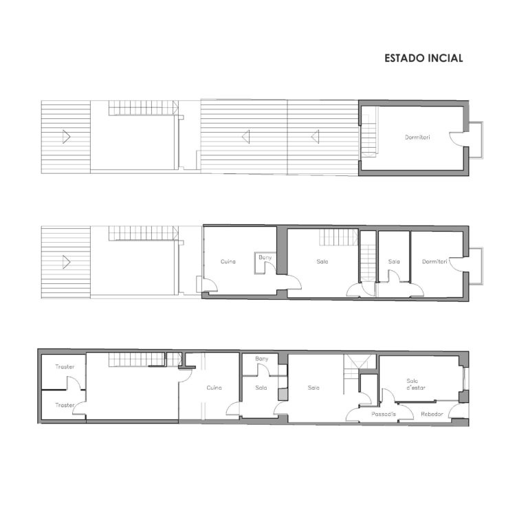 Proyecto reforma integral casa EstudioTinto